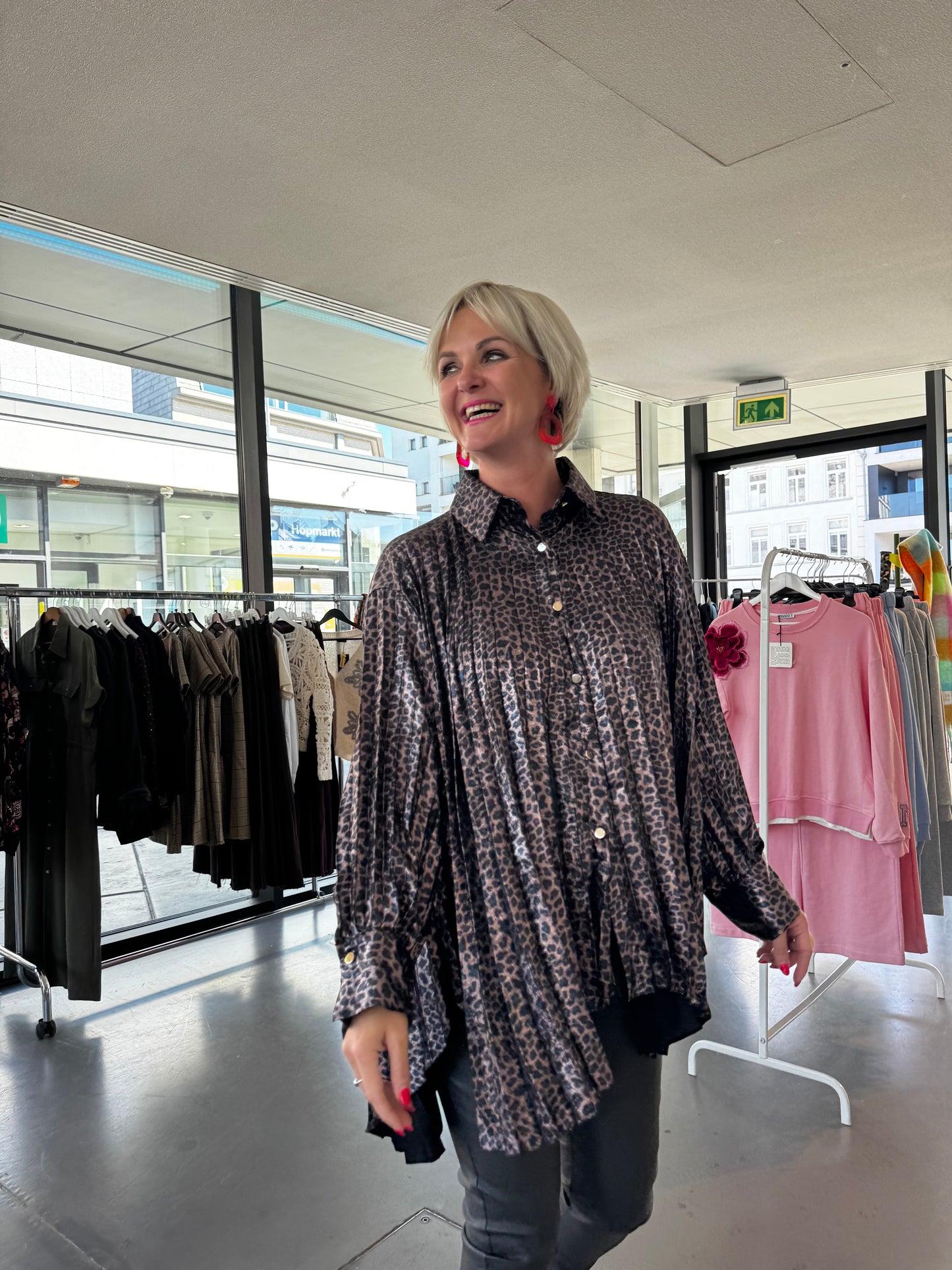 Blouse | Shimmer Leopard