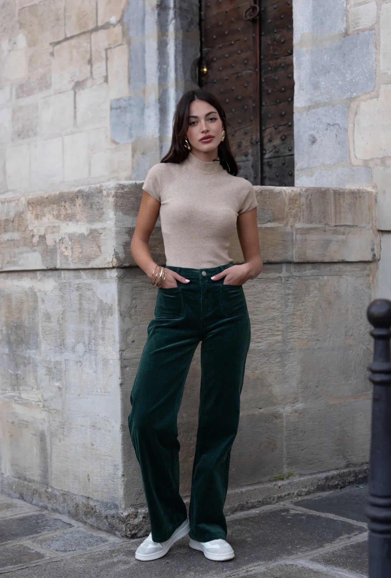 Velours Vert Bouteille