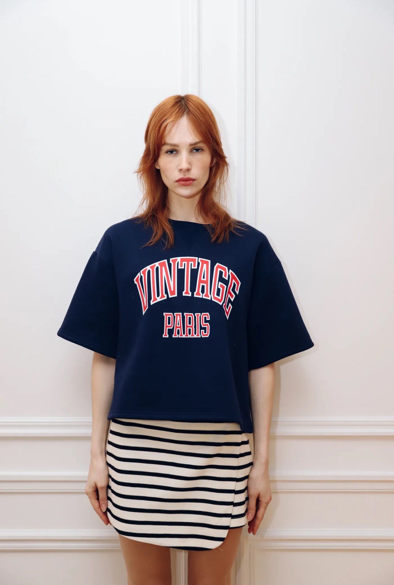 Sweater Vintage | korte mouw | Bluemarine