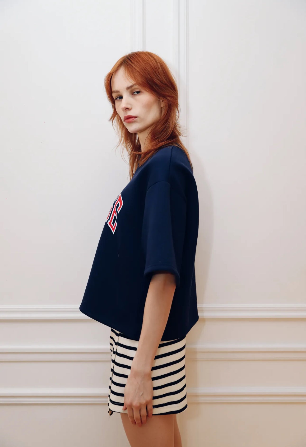Sweater Vintage | korte mouw | Bluemarine